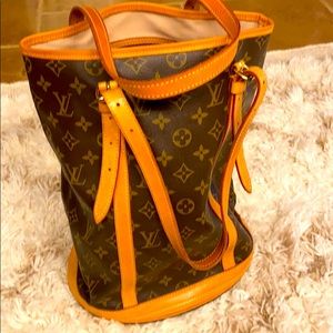 Vintage Louis Vuitton large bucket bag